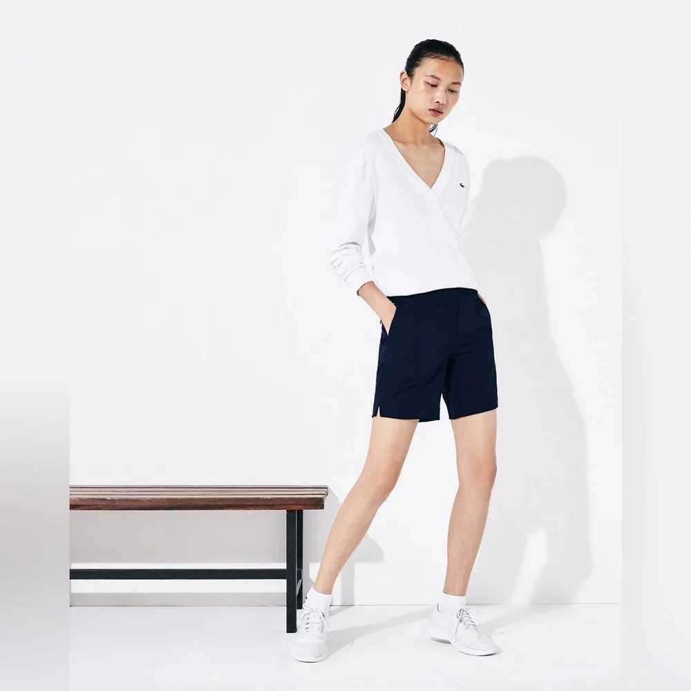 Lacoste SPORT Technical Gabardine Golf Bermuda Shorts - Picture 1 of 11